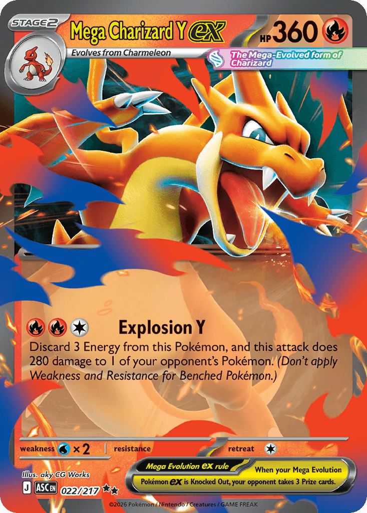 Mega Charizard Y ex (Ascended Heroes) #22