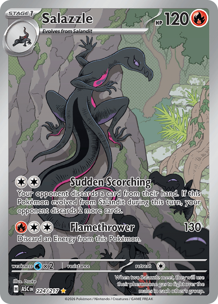 Salazzle (Ascended Heroes) #224 card art