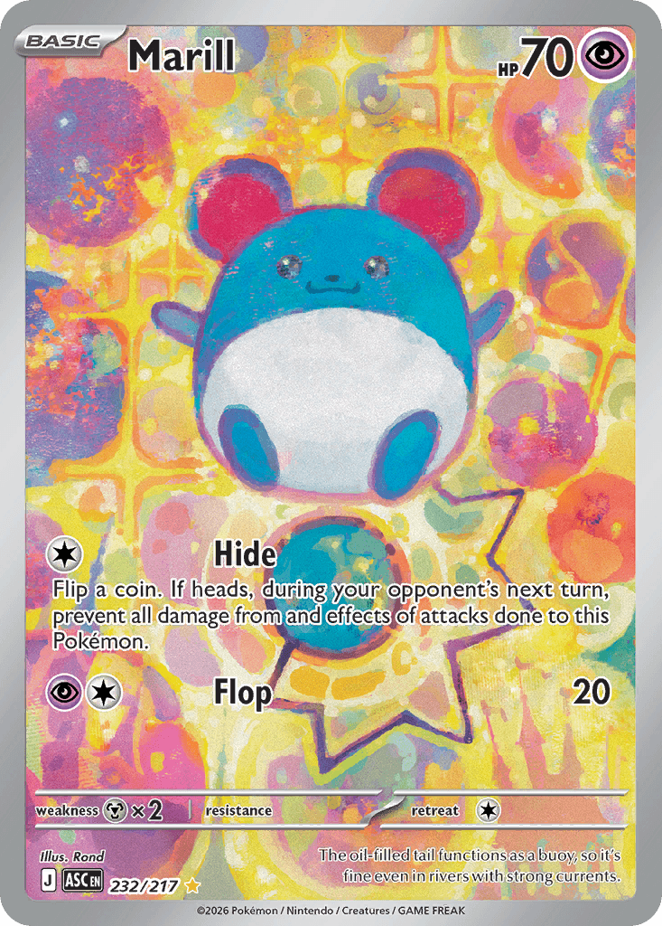 Marill (Ascended Heroes) #232 card art