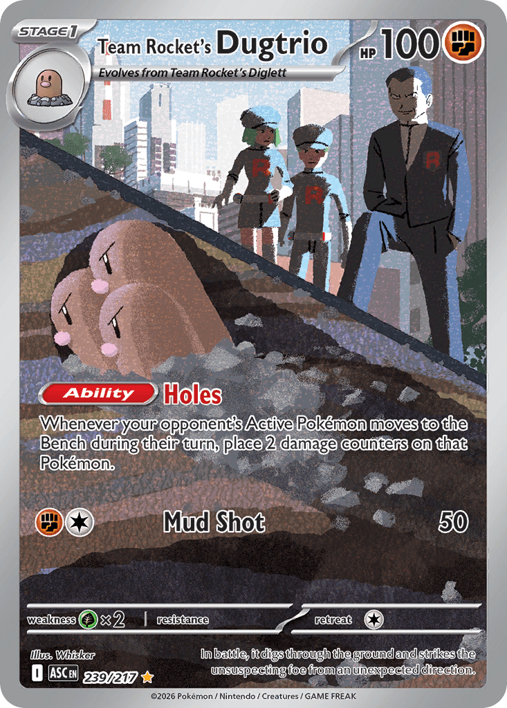 Team Rocket's Dugtrio (Ascended Heroes) #239