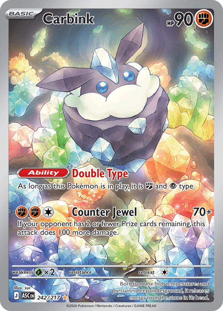 Carbink (Ascended Heroes) #242 card art