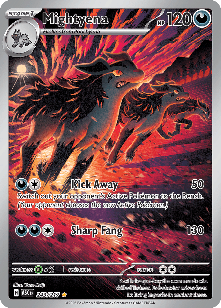 Mightyena (Ascended Heroes) #243 card art