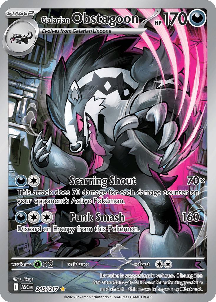 Galarian Obstagoon (Ascended Heroes) #245