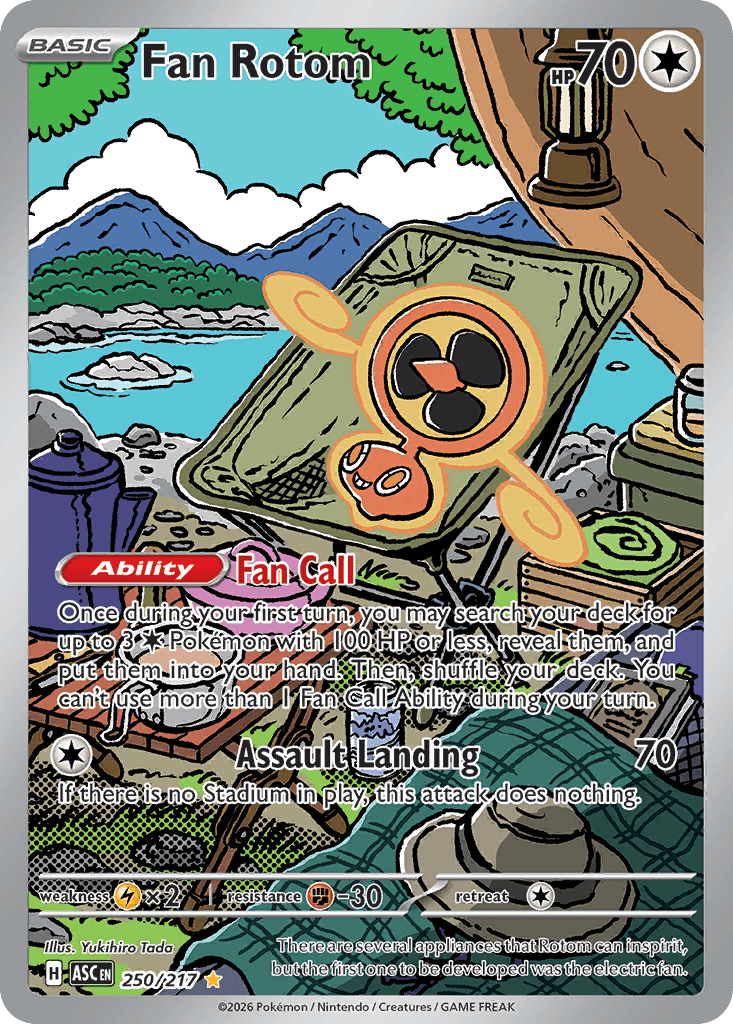 Fan Rotom (Ascended Heroes) #250 card art