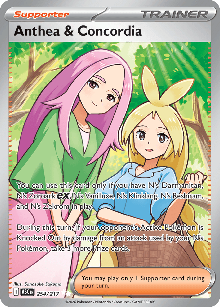 Anthea & Concordia (Ascended Heroes) #254 card art