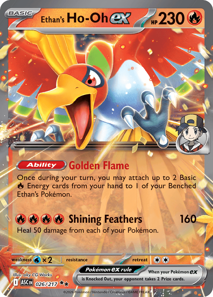Ethan's Ho-Oh ex (Ascended Heroes) #26