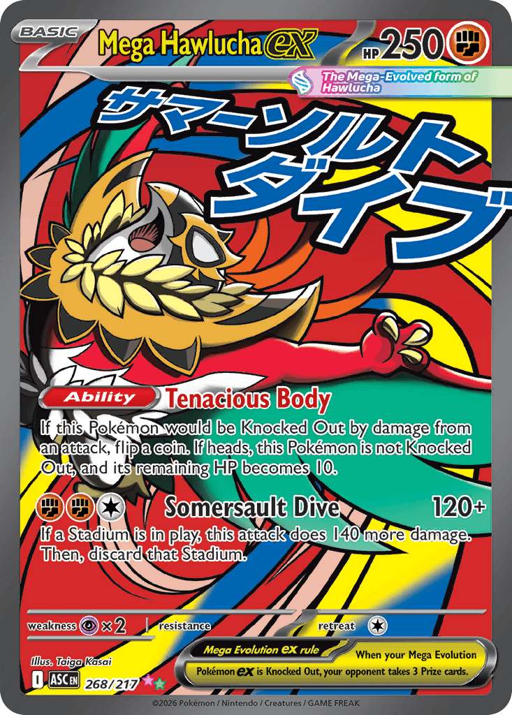 Mega Hawlucha ex (Ascended Heroes) #268
