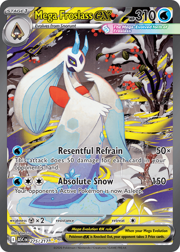 Mega Froslass ex (Ascended Heroes) #275 card art