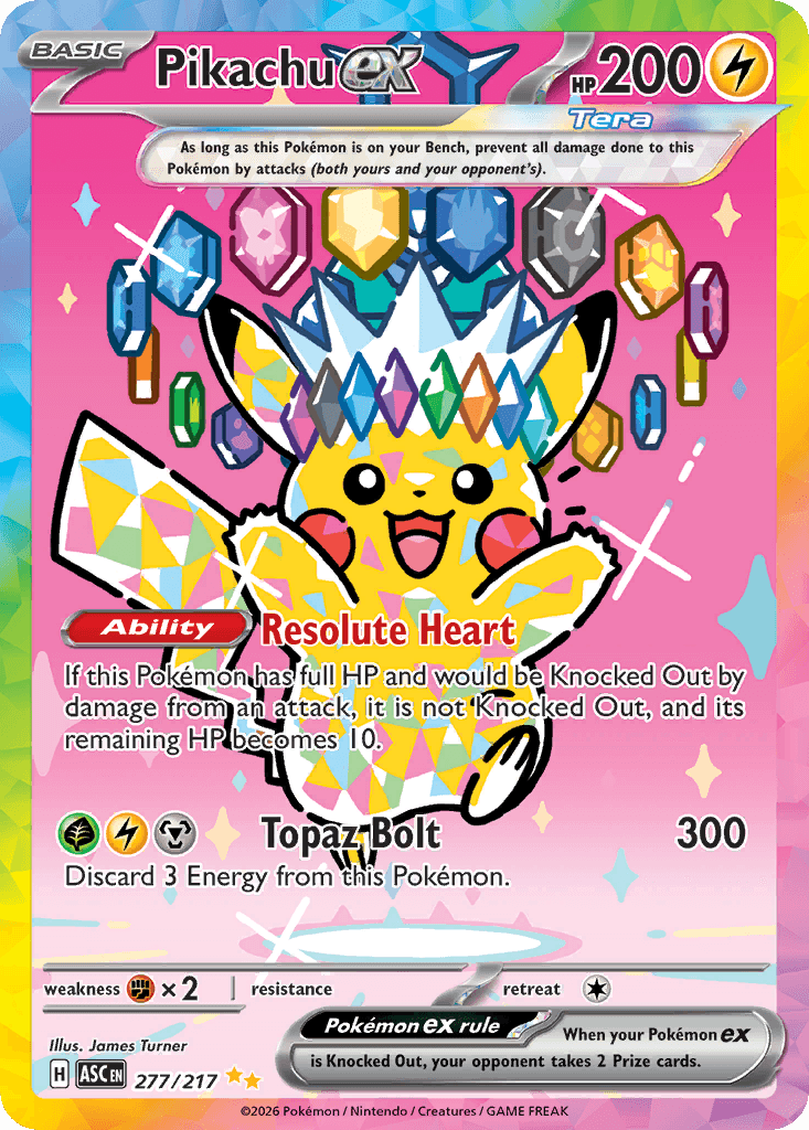 Pikachu ex (Ascended Heroes) #277