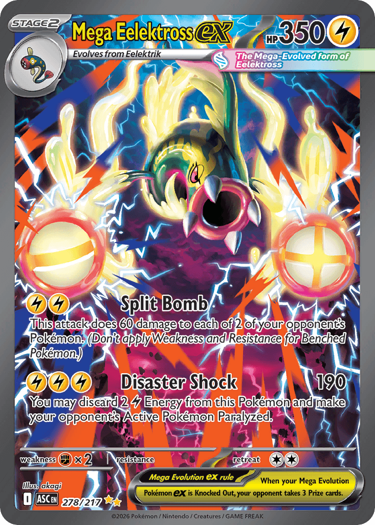 Mega Eelektross ex (Ascended Heroes) #278