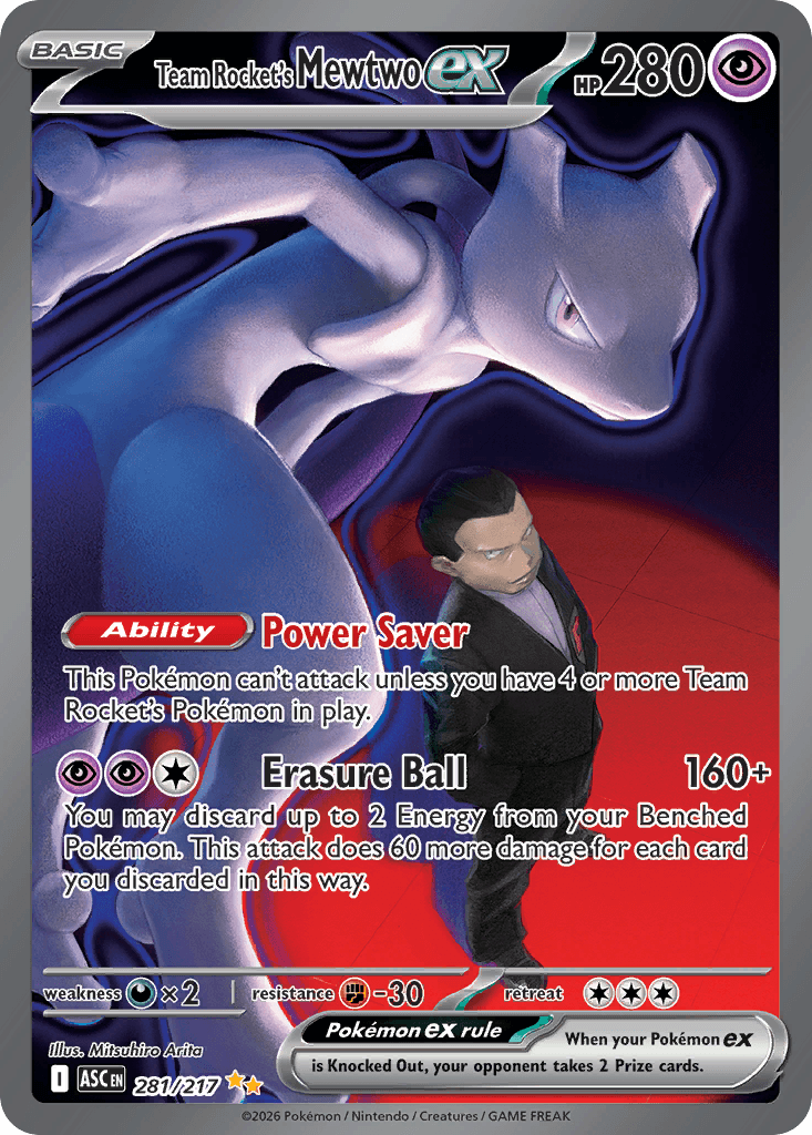 Team Rocket's Mewtwo ex (Ascended Heroes) #281