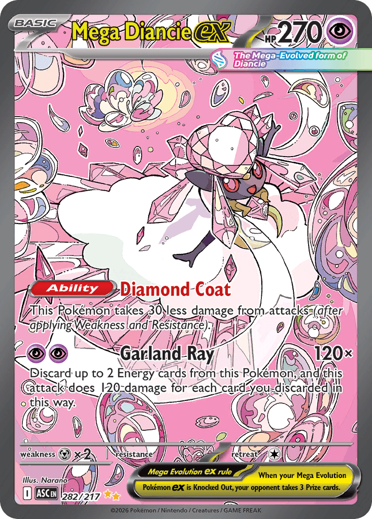 Mega Diancie ex (Ascended Heroes) #282