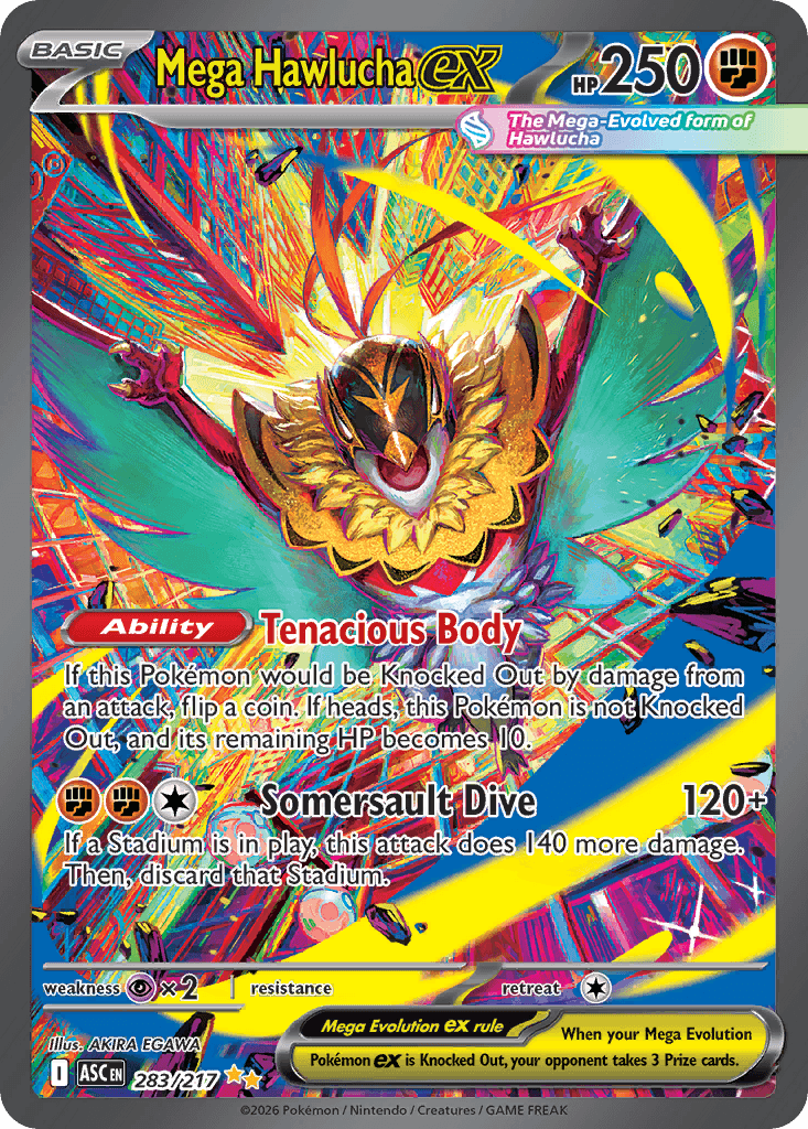 Mega Hawlucha ex (Ascended Heroes) #283