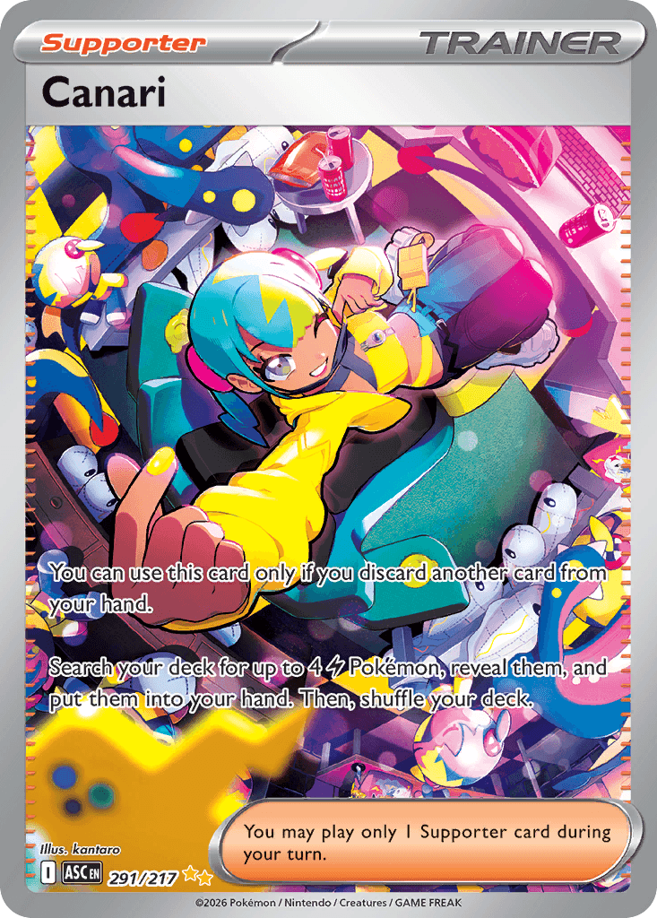 Canari (Ascended Heroes) #291 card art