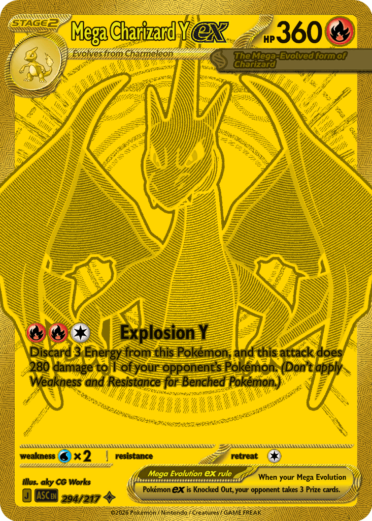 Mega Charizard Y ex (Ascended Heroes) #294