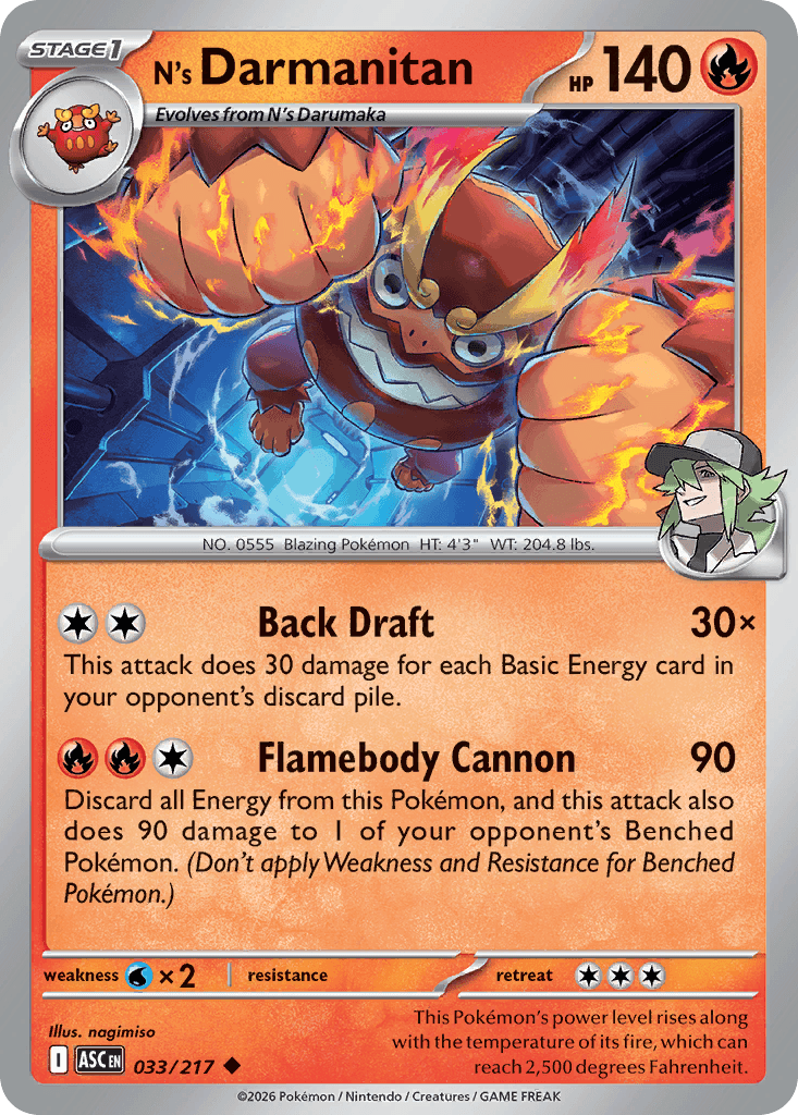 N's Darmanitan (Ascended Heroes) #33