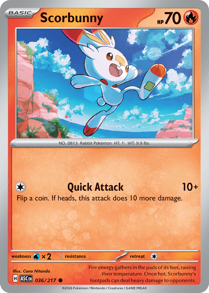 Scorbunny (Ascended Heroes) #36