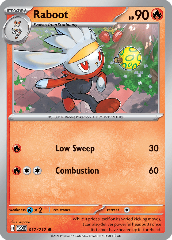 Raboot (Ascended Heroes) #37 card art