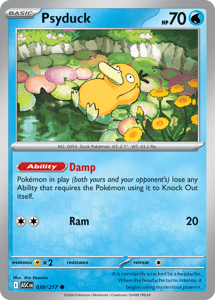 Psyduck (Ascended Heroes) #39 card art
