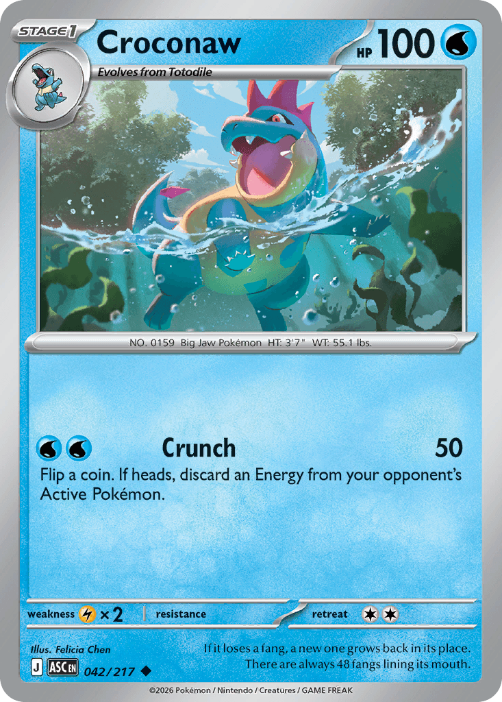 Croconaw (Ascended Heroes) #42