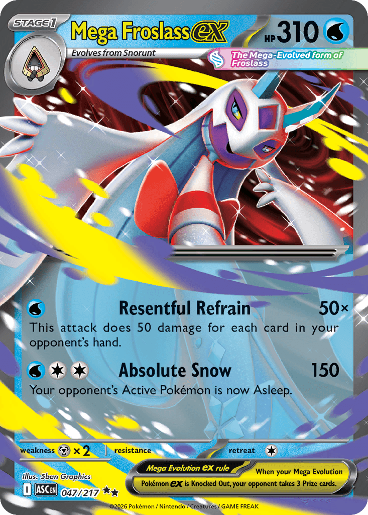 Mega Froslass ex (Ascended Heroes) #47 card art