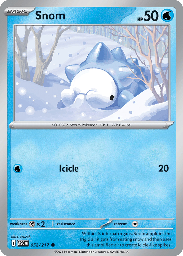 Snom (Ascended Heroes) #52 card art