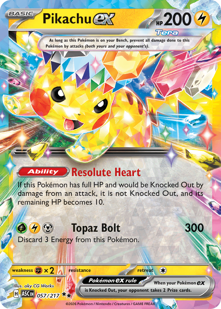 Pikachu ex (Ascended Heroes) #57