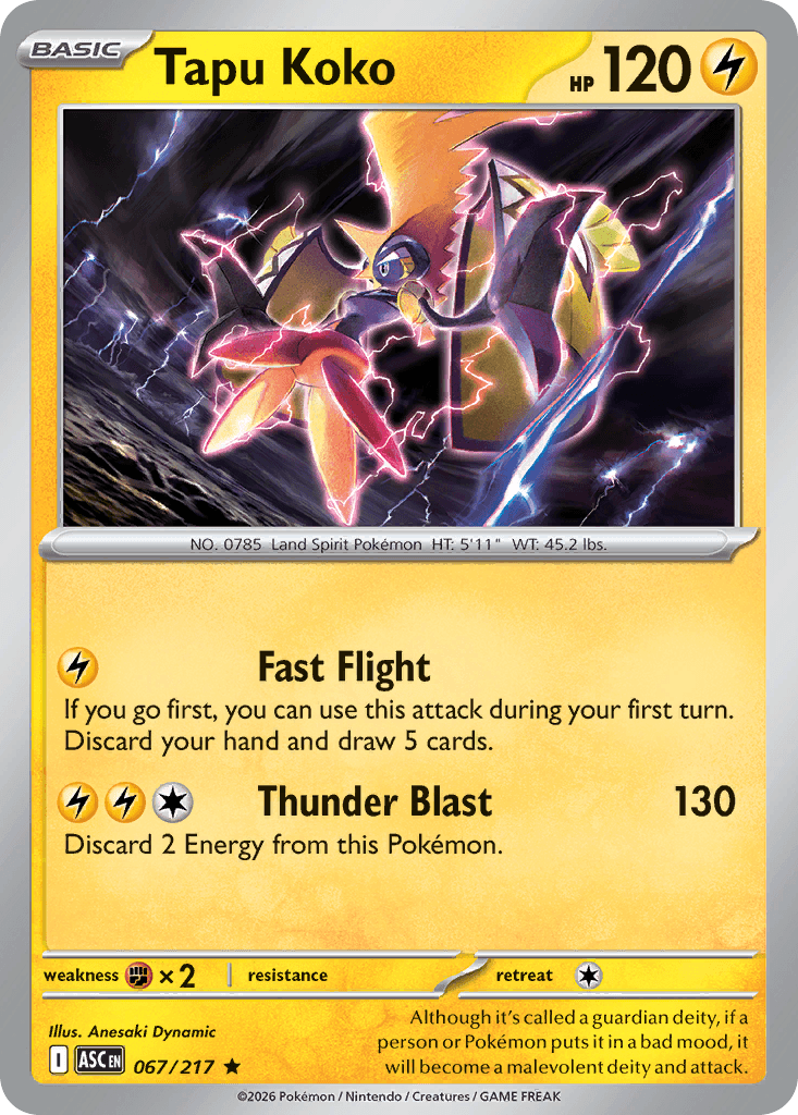 Tapu Koko (Ascended Heroes) #67