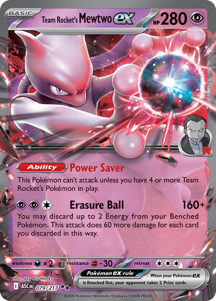 Team Rocket's Mewtwo ex (Ascended Heroes) #79