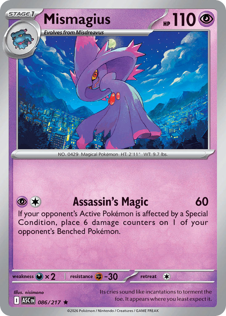 Mismagius (Ascended Heroes) #86