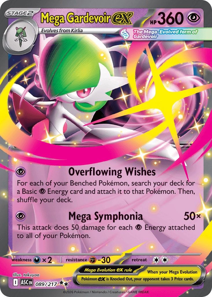 Mega Gardevoir ex (Ascended Heroes) #89