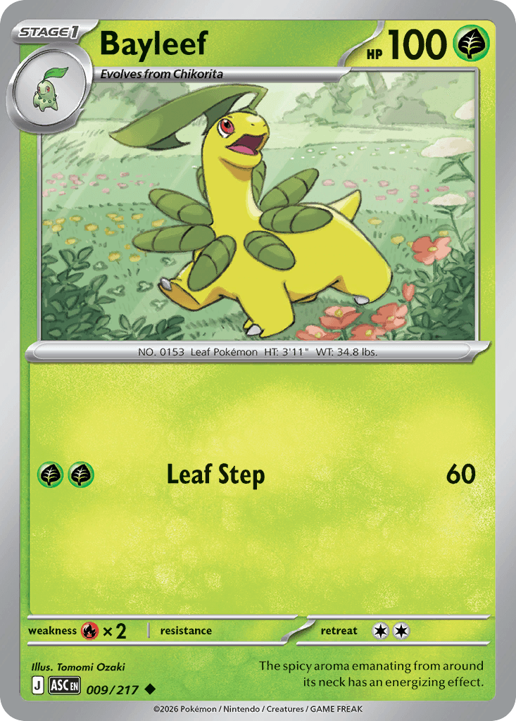 Bayleef (Ascended Heroes) #9 card art