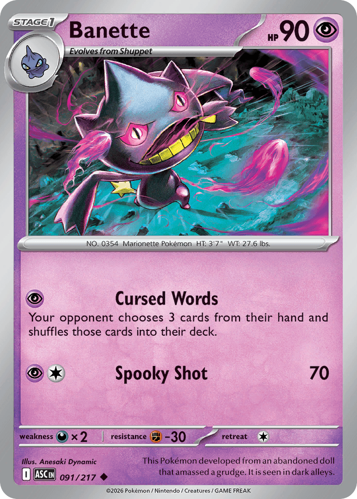 Banette (Ascended Heroes) #91