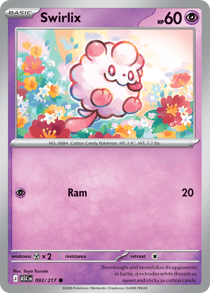 Swirlix (Ascended Heroes) #93 card art