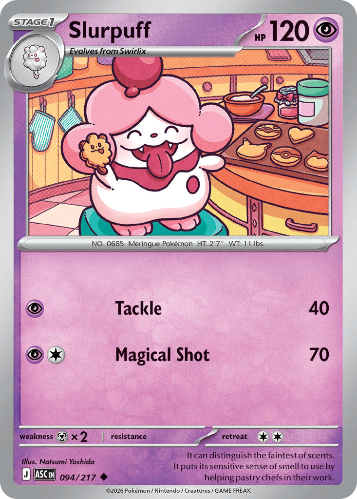 Slurpuff (Ascended Heroes) #94 card art