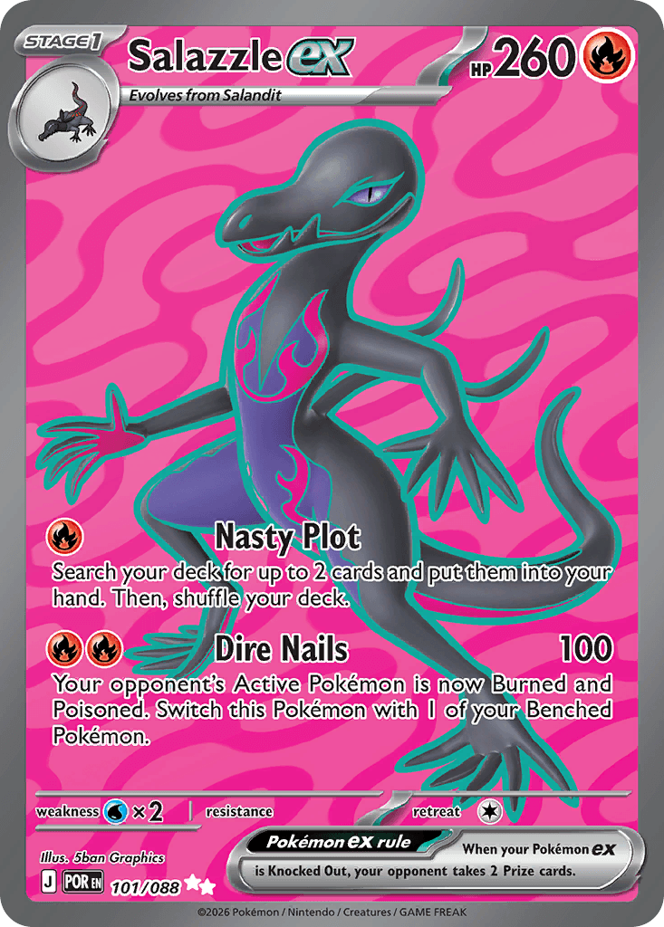 Salazzle ex (Perfect Order) #101 card art