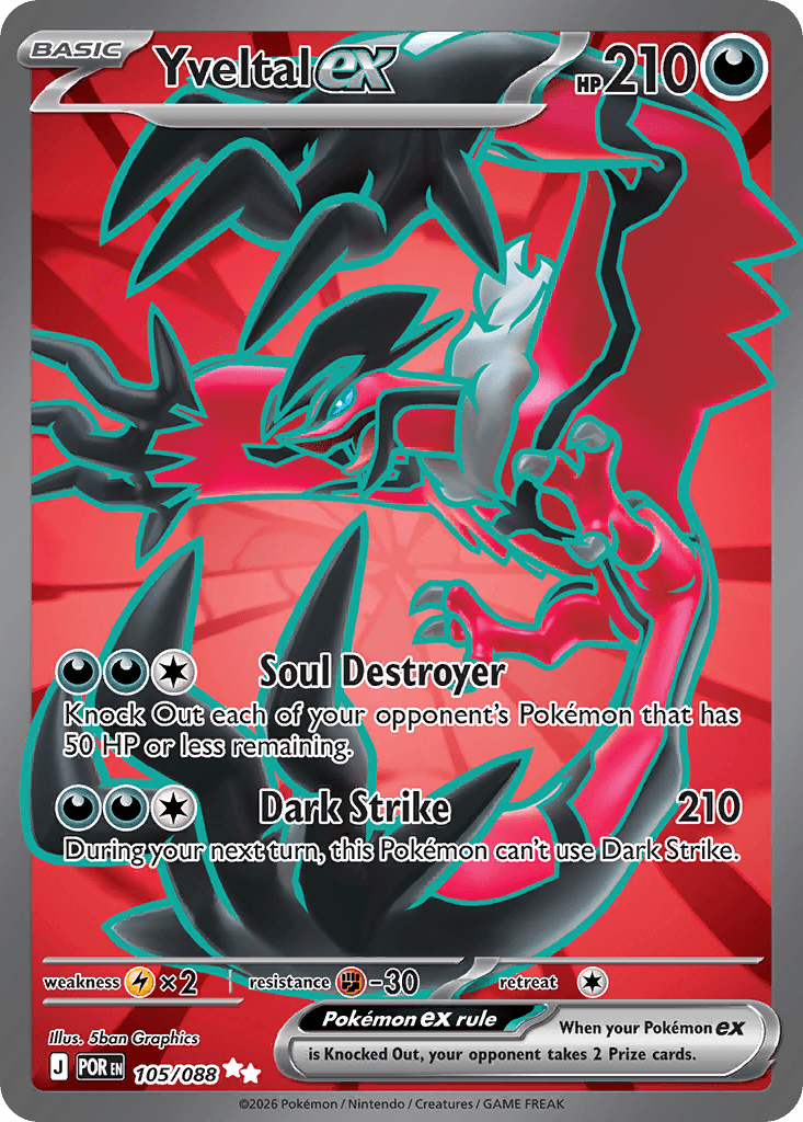 Yveltal ex (Perfect Order) #105