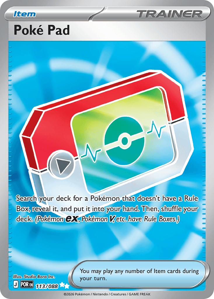 Poké Pad (Perfect Order) #113