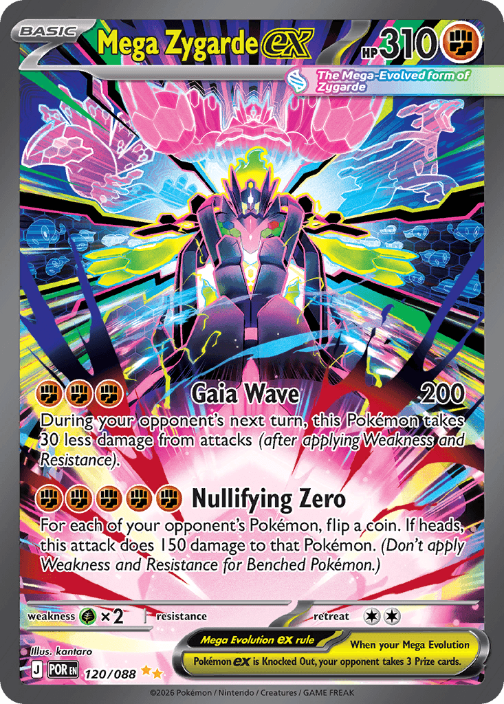Mega Zygarde ex (Perfect Order) #120 card art