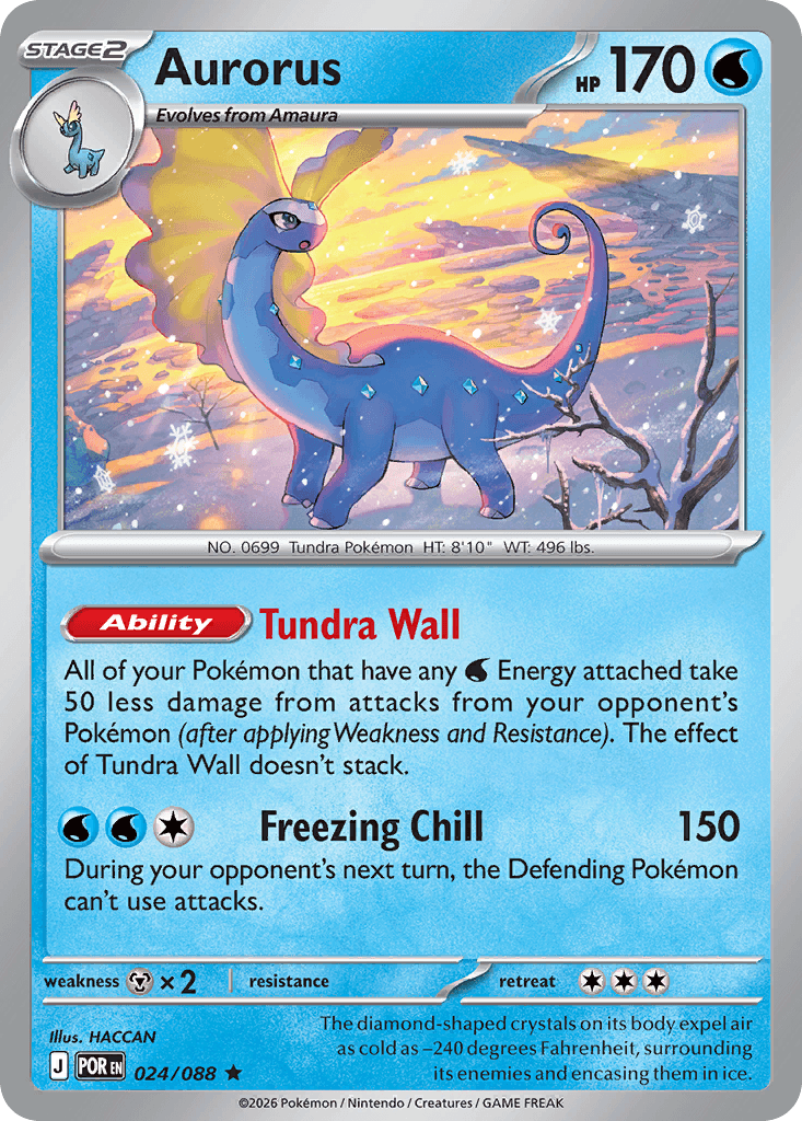 Aurorus (Perfect Order) #24 card art
