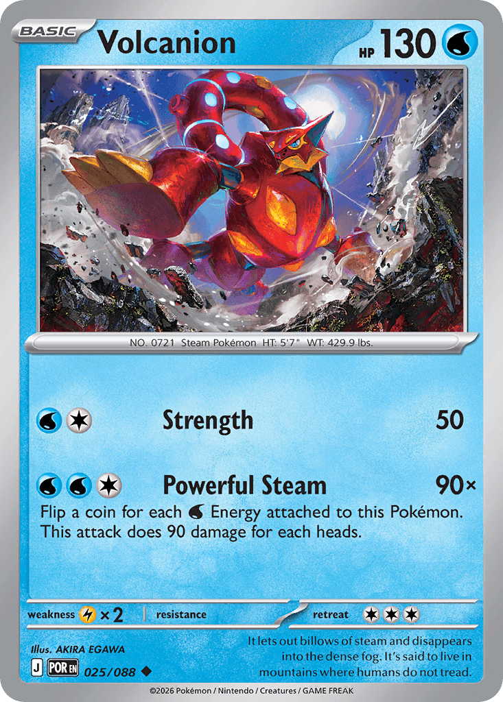 Volcanion (Perfect Order) #25 card art