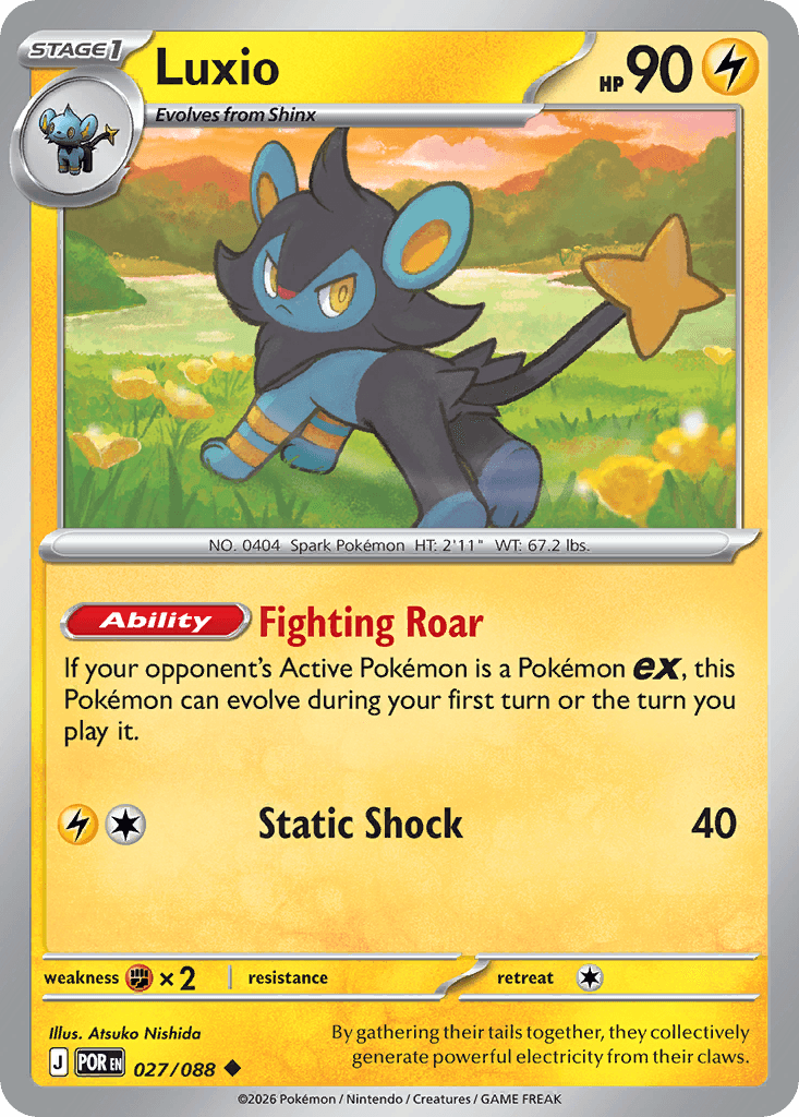 Luxio (Perfect Order) #27 card art