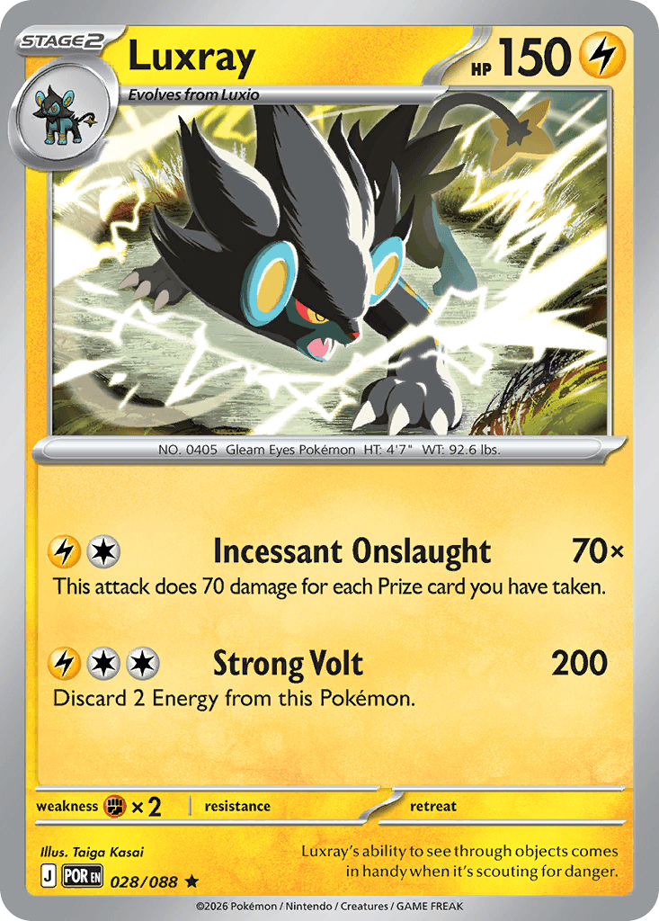 Luxray (Perfect Order) #28 card art