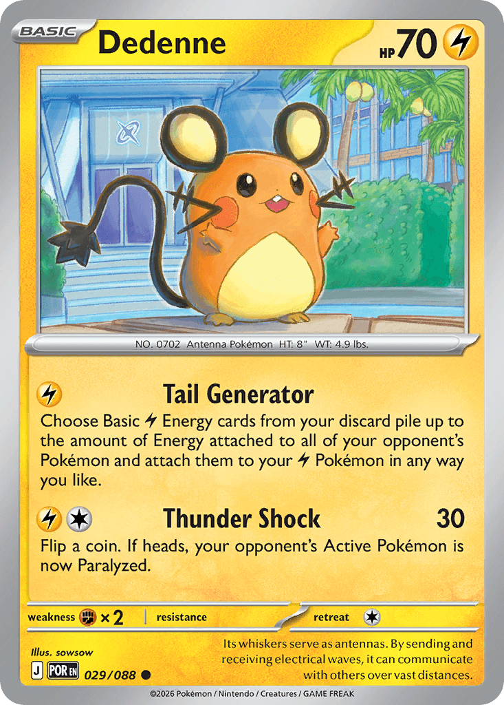 Dedenne (Perfect Order) #29 card art