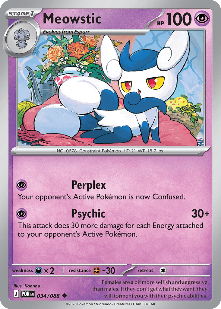 Meowstic (Perfect Order) #34 card art