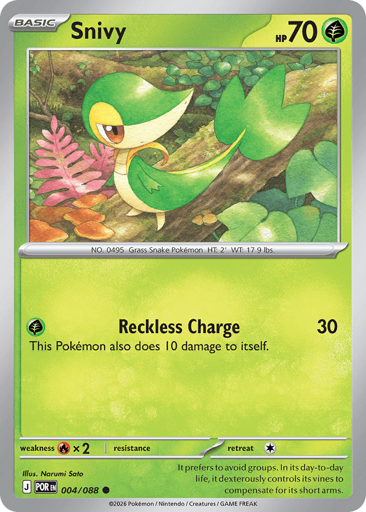 Snivy (Perfect Order) #4 card art