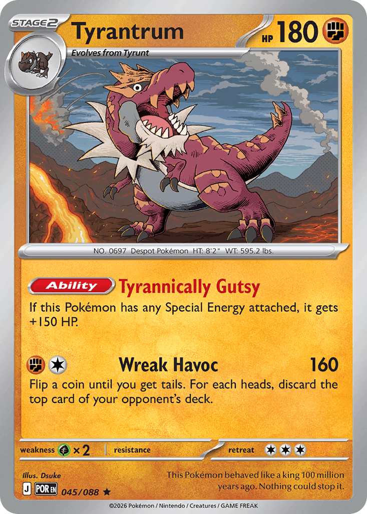 Tyrantrum (Perfect Order) #45 card art