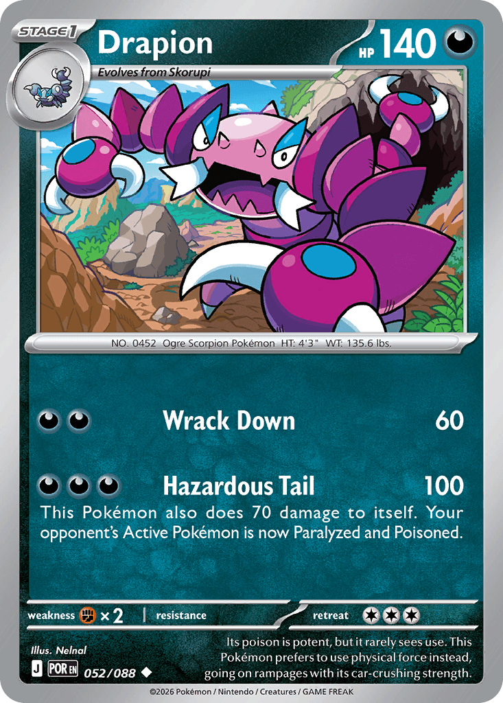 Drapion (Perfect Order) #52 card art