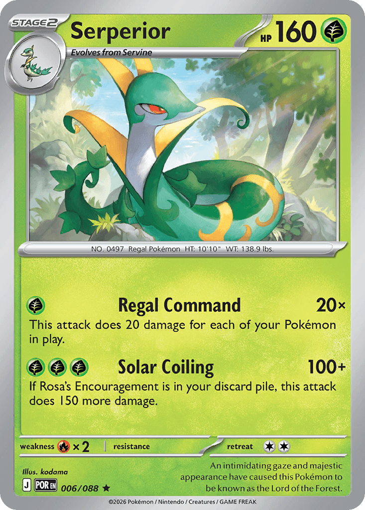 Serperior (Perfect Order) #6 card art