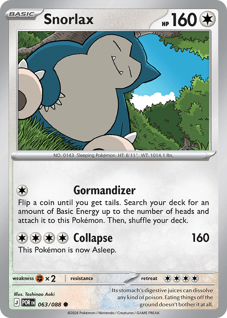 Snorlax (Perfect Order) #63 card art